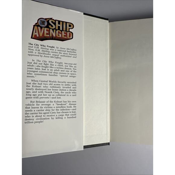 The Ship Avenged Stirling - 1st Edition 1st Printing 1997 Hardcover Dust Jacket - Picture 7 of 9